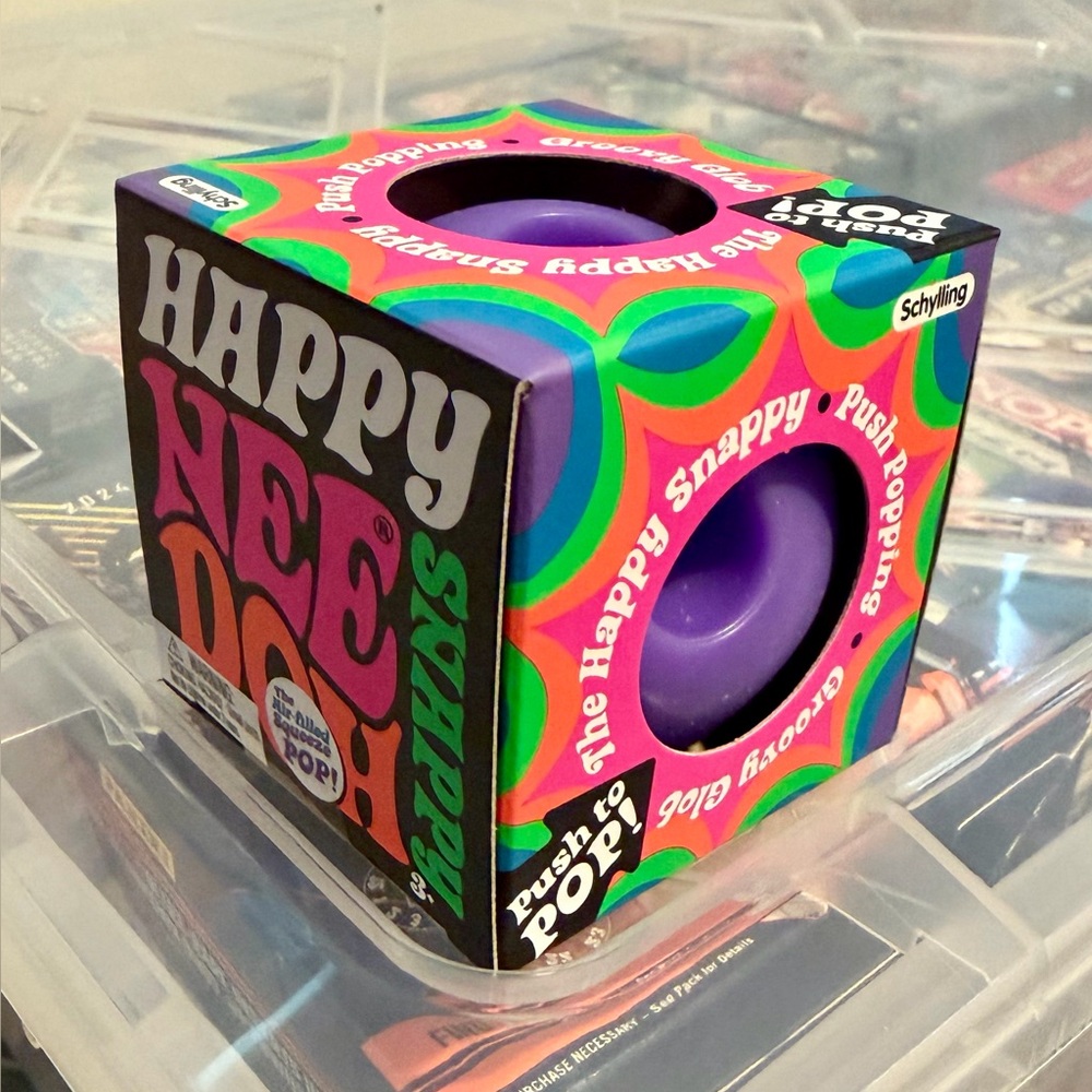 Nee Doh Needoh Groovy Glob Happy Snappy Squeeze Stress Fidget Sensory Toy TikTok